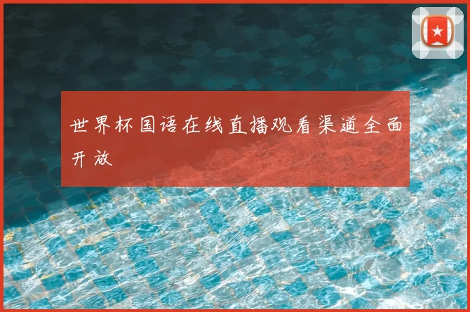 世界杯国语在线直播观看渠道全面开放